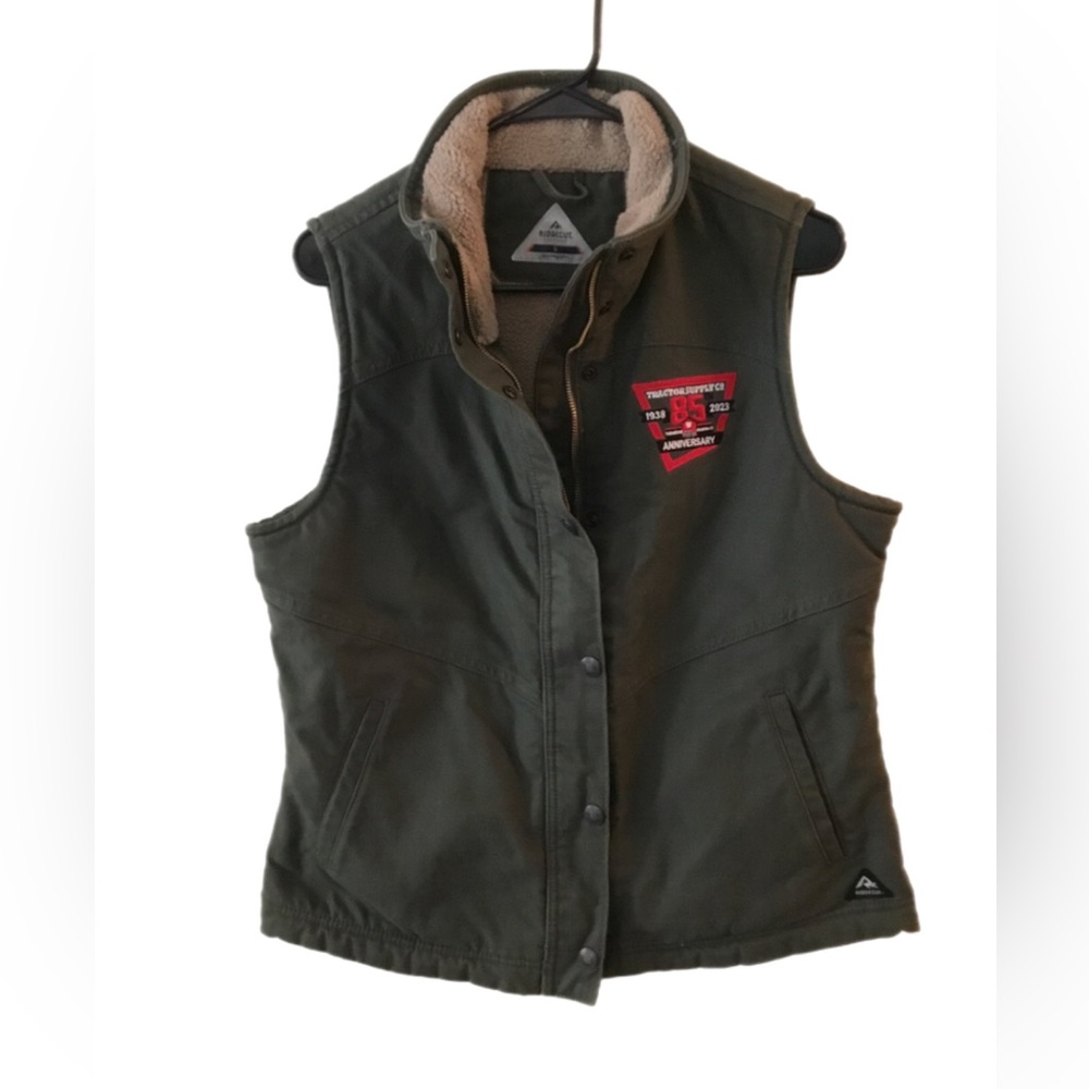 Tractor Supply Olive Green Sherpa-Lined Vest